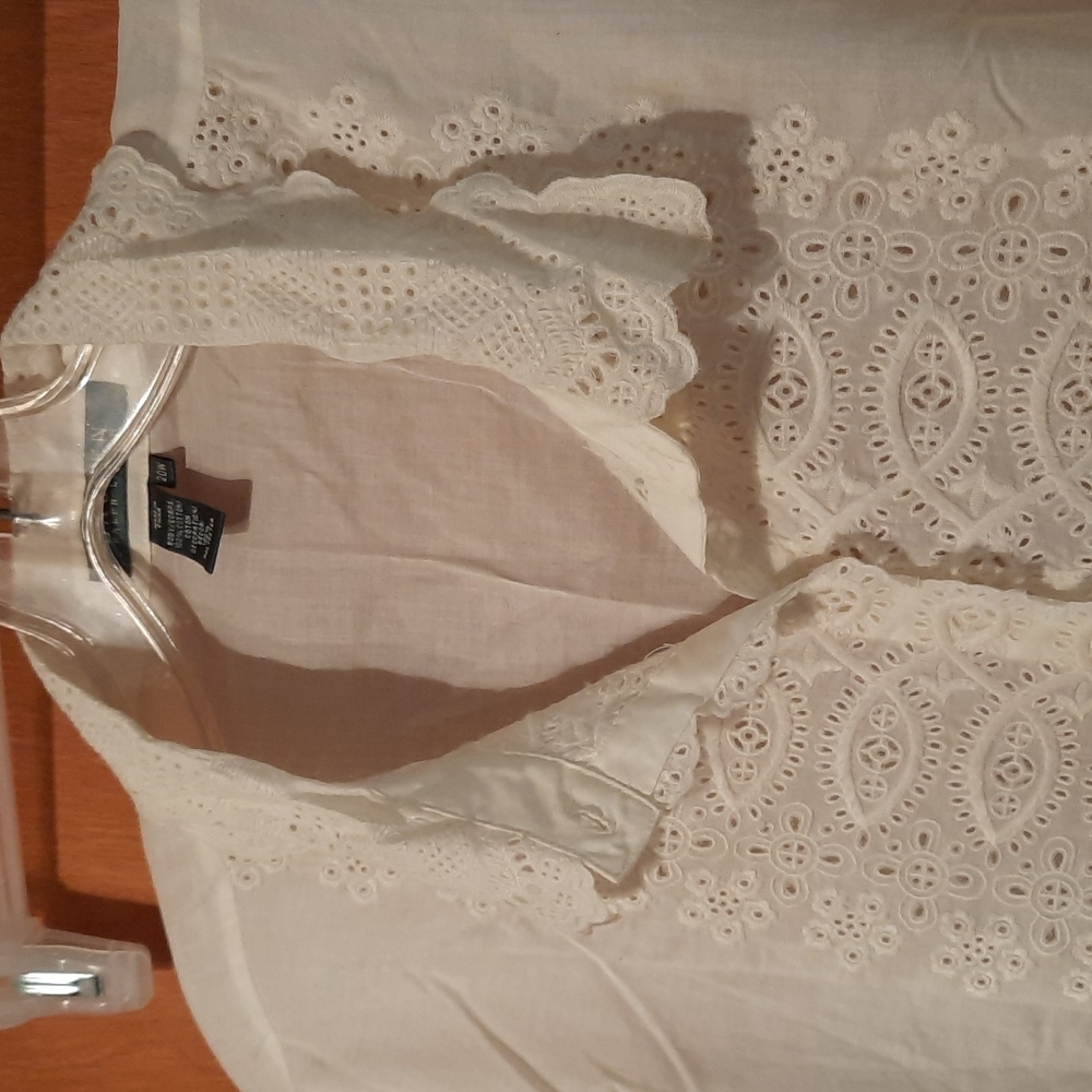 Lauren Ralph Lauren vintage blouse in cream 20w